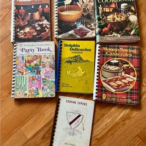 Assorted Vintage Cookbook Collection